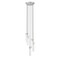 Z-Lite Beau Chandelier, 5-Light, 12 In.W x 12.75 In.H, Brushed Nickel/Clear 740P-5R-BN - alternate 1